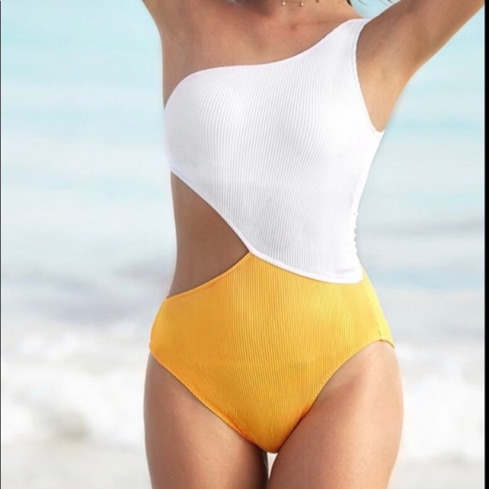 One Piece Cut Out Swimsuit NWT